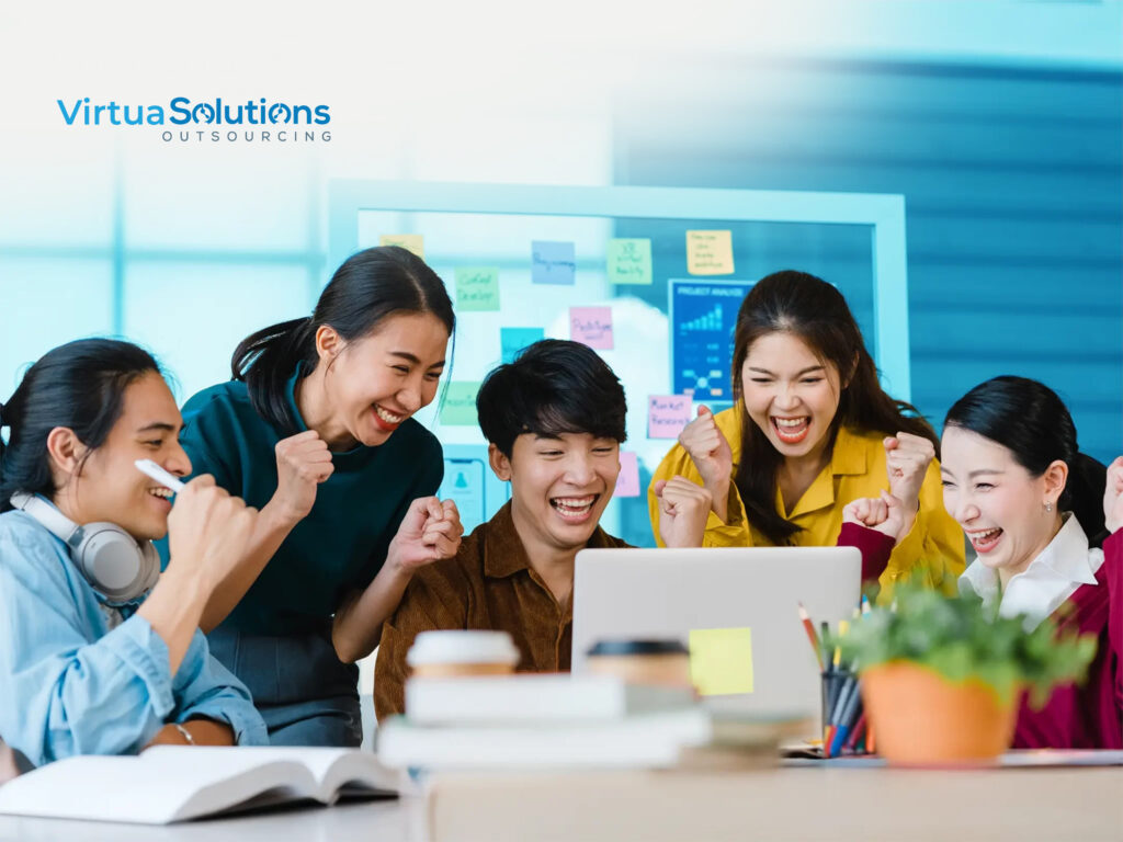 Group of people brainstorming in a meeting